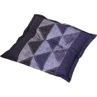 Madison hocker tuinkussen Triangle 50x50 cm - blauw