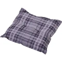 Madison hocker tuinkussen Denim block 50x50 cm - grijs