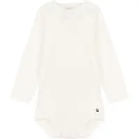 Petit Bateau Rompertje/body zwart / wit