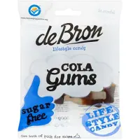 De Bron 6x Suikervrije Cola Gums 100 Gr