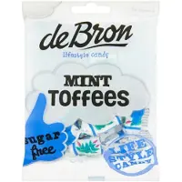De Bron Suikervrije Mint Toffee 90 gr