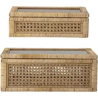 Bloomingville Box opbergdoos 2-pack Natuur