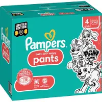 Pampers Baby-Dry Pants Paw Patrol, maat 4 Maxi, 9-15kg, maandbox (1 x 180 luiers