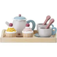 Bloomingville Gentrim speelgoedservies Grey