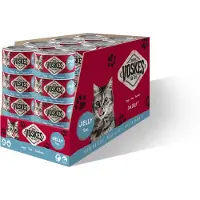 Voskes Jelly tonijn natvoer kat (24x85 g) 2 trays (48 x 85 g)