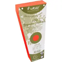 Exacompta Scheidingsstroken - oranje - trapezium 180 g/m², gerecycleerd, met perforatie (pak 100 stuks)