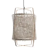 Ay Illuminate Hanglamp Z11 bamboe grijs karton ø48,5x72,5cm