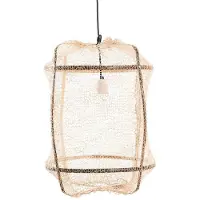 Ay Illuminate Hanglamp Z5 zwart sisal net tea doek ø42x57cm