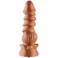 Hismith Premium Dildo KlicLok Medium 23 CM Flower Goud