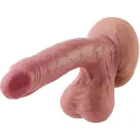 Hismith Premium Realistische Dildo KlicLok en Zuignap 25 cm Beige
