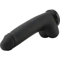 Hismith Premium Dildo XL BBC Zwart Opzetstuk 29 cm KlicLok en Zuignap