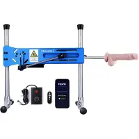 Hismith Premium Pro 1 Premium Seksmachine 2.0 Smart App met dildo en afstandsbediening Blauw