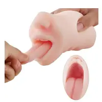 Hismith Premium Pocket Pussy Oraal Mond Tong Tanden Realistisch gevoel!