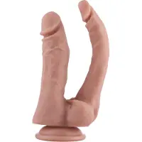 Hismith Premium Dildo Dubbel KlicLok Nude