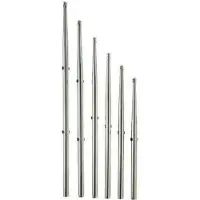 PLASTIMO Stanchion 2 Holes Flag Zilver 65 cm