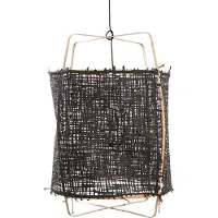 Ay Illuminate Hanglamp Z2 blond bamboe zwart karton ø67x100cm