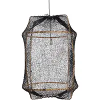 Ay Illuminate Hanglamp Z2 blond sisal net zwart ø67x100cm