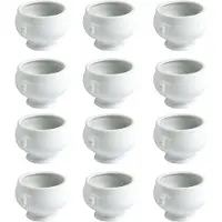 COSY&TRENDY Elegante Leeuwenkop Soepbollen - Set van 12 - 55cl Porselein - cosy & trendy