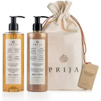 Sarcia.eu PRIJA - Set cosmetica in een zakje, badschuim met deeltjes + haarshampoo