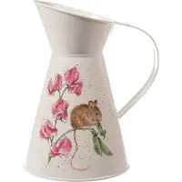 Wrendale Designs - 'The Pea Thief' Mouse Flower Jug - Bloemenvaas - Gieter - Waterkan - Vaas