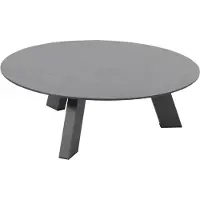 4 Seasons Outdoor Cosmic loungetafel Ø78 x 25 cm - slate antraciet