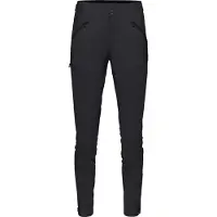 Norrøna - Dames wandel- en bergkleding - Falketind Rugged Slim Pants W Caviar voor Dames van Softshell - Maat XS - Zwart