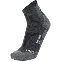 UYN Wandelsok Men Trekking 2In Low Cut Grey Anthracite-Schoenmaat 45 - 47