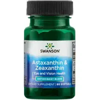 Swanson Health - Astaxanthine &amp; Zeaxanthine - 60 Zachte Capsules