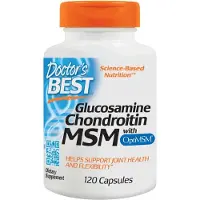 Doctors Best - Glucosamine Chondroïtine MSM met OptiMSM - 120 capsules