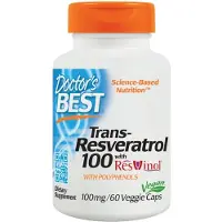 Doctors Best - Trans-Resveratrol met ResVinol-25, 100 mg - 60 vegetarische capsules