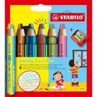 Stabilo Kleurpotlood 882 woody 3 in 1 6st assorti | 5 stuks