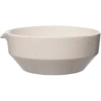 ERNST kom met tuit natuurwit H7 cm Ø17 cm
