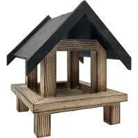 Garden Spirit Voederhuisje Staande Voedertafel met Dak - - 202791 - Vogelvoederhuisje voor Vogels