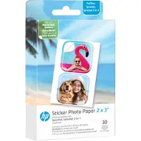 HP - Zink Paper Sprocket Luna 30-pack 2x3" Pre-cut 1.3x1.3 sticker (HPIZ2X330C)