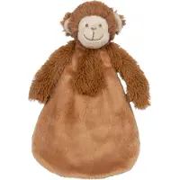 Happy horse Aap Micha Knuffeldoekje - Bruin - Baby cadeau