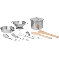 Ferm Living Speelgoed Toro Play Stainless Steel (Set van 9)