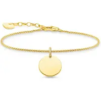 Thomas Sabo - A1960-413-39-L19V - Armband - Dames - 925er Zilver geel verguld - 16-19 cm