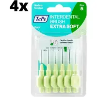 Tepe Extra Soft Lichtgroen 0,8mm - 4 x 6 stuks - Voordeelverpakking