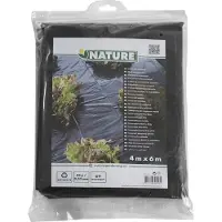 Nature - Afdekfolie - 4 x 6m - 50µ - Zwart - Multifunctioneel