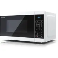 Sharp YC-MS02E-W magnetron Zwart, Wit Solo-magnetron Aanrecht 20 l 800 W