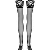 Christine le Duc - Hold-up kousen Like me - L/XL - Zwart