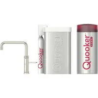 Quooker Classic Fusion Square - Combi - Cube - Nikkel Glans