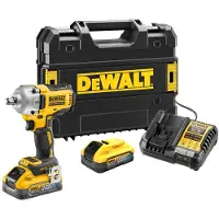 DeWalt DCF891H2T-QW 18V Li-ion XR Accu Slagmoersleutel Set (2x 5.0Ah Accu) In TSTAK - 1152Nm - 1/2''