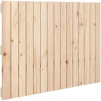 vidaXL Wandhoofdbord 95,5x3x60 cm massief grenenhout