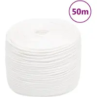 vidaXL Boottouw 10 mm 50 m polypropyleen volwit