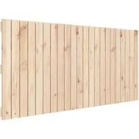 vidaXL Wandhoofdbord 140x3x60 cm massief grenenhout