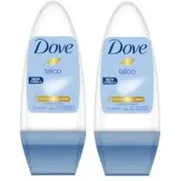 Dove - Deodorant - Roller - Talco - 50ml x 2