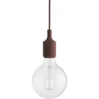 Muuto E27 Hanglamp Deep red