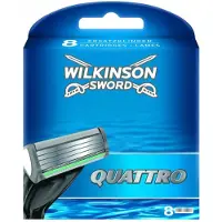 Wilkinson Sword Quattro Scheermesjes - 8 Stuks