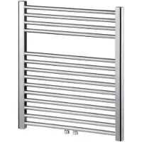 Haceka Gobi design radiator 69x59cm chroom, 6 punts